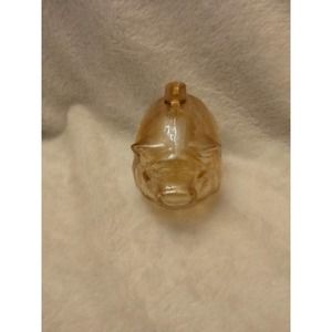 Vintage carnival glass piggy bank
